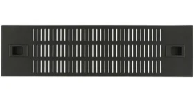 Lanview záslepka 19" racku 3U čierna / Záslepka racku / Perforovaná / Zaklapávacia / Oceľ / 482x15x132 mm (RAB410BL)