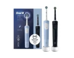 Oral-B Vitality Pro D103 Duo čierna/modrá / Elektrická zubná kefka / Oscilačná / 3 režimy čistenia / 2 rukoväte (4210201446514)