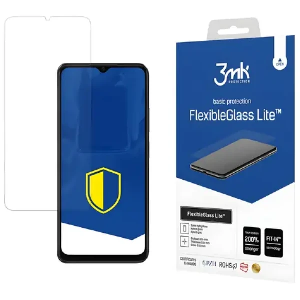 3mk FlexibleGlass Lite pre Oppo A38 / Hybridné sklo / Hrúbka 0,16 mm / Tvrdosť 7H