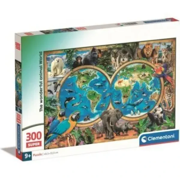 Clementoni PUZZLE Úžasný svet zvierat