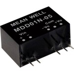 MEAN WELL MDD01N-05 DC / DC menič napätia, modul 100 mA 1 W Počet výstupov: 2 x; MDD01N-05