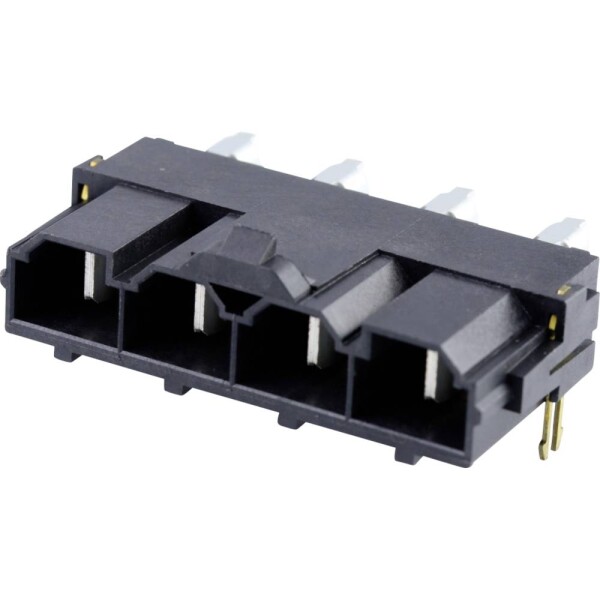 Molex vstavaná pinová lišta (štandardná) Počet pólov 4 Raster (rozteč): 10 mm 428204223 1 ks Tube; 428204223