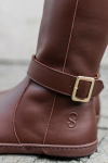 Shapen Glam Brown New Leather barefoot čižmy 40 EUR