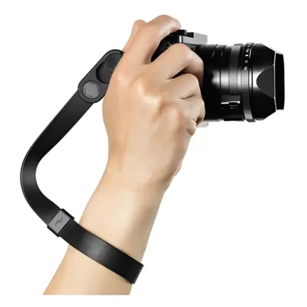 Peak Design Cuff čierna / Remienok na zápästie / Kožený / Pre fotoaparát (LRS-WR-BK-1)