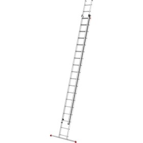 Hailo ProfiStep® duo 7218-007 hliník výsuvný rebrík Max.prac. výška: 9.5 m strieborná 25.6 kg; 7218-007
