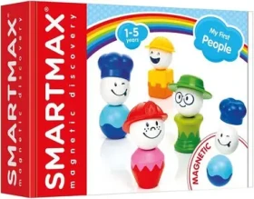 SMARTMAX Magnetická stavebnica Moji prví ľudia 12 dielikov