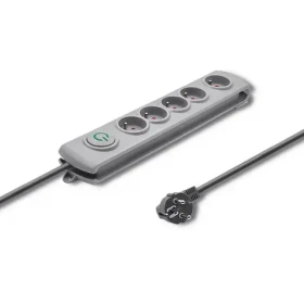 Qoltec 50272 Prepätová ochrana (5 zásuviek) / 3 m (50272)