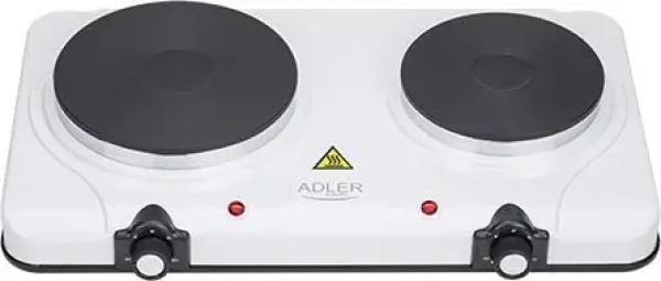 Adler AD 6504 biela / dvojplatničkový elektrický varič / 2500 W (AD 6504)