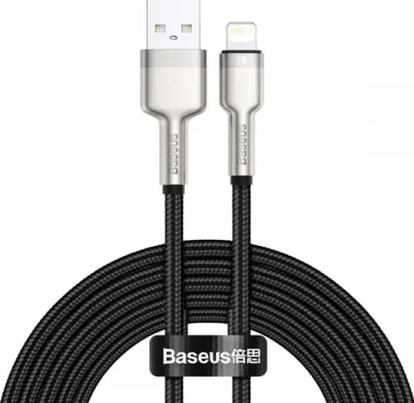 Baseus CALJK-B01 Kábel USB-A (M) - Lightning (M) 2 m čierna (CALJK-B01)