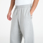 Mikina Nike Solo Swoosh Men's Fleece Open-Hem Pants Dk Grey Heather/ Lt Smoke Grey/ White XS