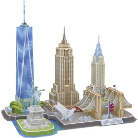 Panoráma New Yorku 00142 3D-Puzzle New York Skyline 1 ks; 00142