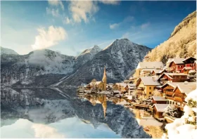 Educa Puzzle Zima v Hallstatte