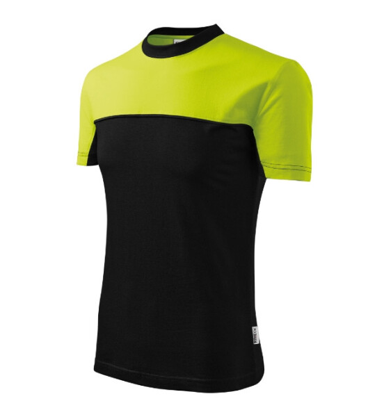 Tričko Colormix unisex limetkové 2XL