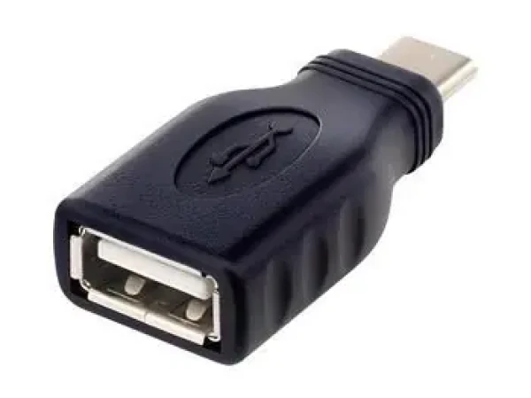 PremiumCord adaptér USB-C male - USB2.0 A female čierna / Adaptér / OTG (8592220023232)