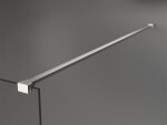 MEXEN/S - Kioto Sprchová zástena Walk-in 80 x 200, biely vzor 8 mm, nikel kartáčovaná 800-080-101-97-85