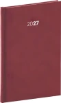 NOTIQUE Balakon 2027 bordó / Týždenný diár / A5 / 15 × 21 cm
