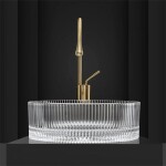 REA - Umývadlo na dosku Ingrid Transparent REA-U0278