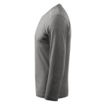 Mafini Tričko s dlhým rukávom M MLI-11212 dark grey melange 3XL