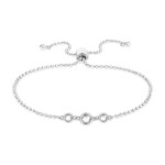 Tamaris Strieborný náramok so zirkónmi Tiny Glimmer TJ-0606-B-22