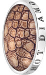 Hot Diamonds Prívesok Emozioni Faux Crocodile Light Brown EC082-EC092 cm