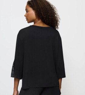 Dámsky pyžamový top Aura Spotlight Top - BLACK - black 0004 - TRIUMPH BLACK 44