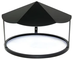 TKG Diabolo 350118 čierna / Ochranná strieška k popolníku
