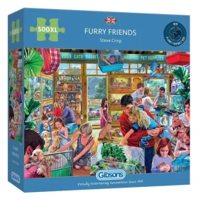 GIBSONS Puzzle Chlpatí priatelia XL
