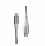 Swissten ARAMID REINFORCED dátový kábel USB-C - USB-C 1.5m biela (71541014)