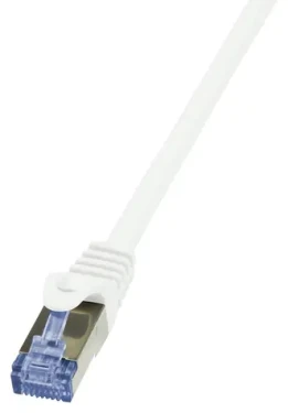 LogiLink CAT6A biela / Patch kábel / S/FTP / 10 m / RJ-45 (CQ3091S)