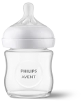 Philips Avent Natural Response SCY930/01 priehľadná / Detská fľaštička / sklo / 120 ml / 0m+ (SCY930/01)