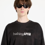 Tričko A BATHING APE Overprint Logo Relaxed Fit Long Sleeve Tee Black L