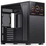 Jonsbo D41 Screen čierna / ATX / 1x USB-A 3.2 / 1x USB-C 3.2 / bez zdroja / displej / priehľadná bočnica (D41 STD BLACK SC)