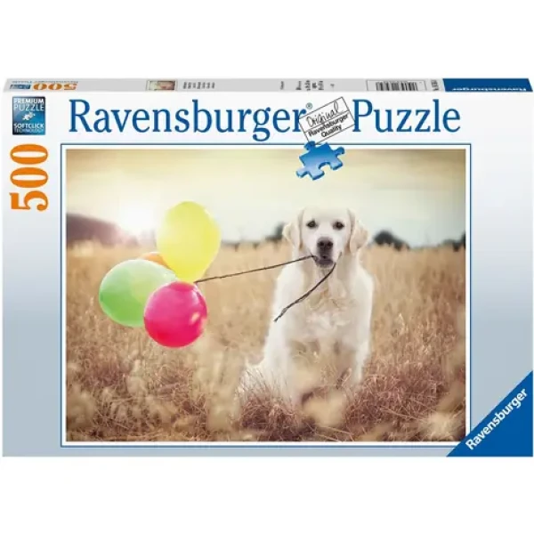 Ravensburger Pes a balónik /500 dielikov/ od 14 rokov