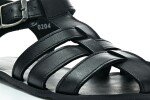 Groundies Catania Black dámske barefoot sandále 38 EUR