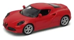 Welly Model auta Alfa 4C červená