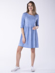 Look Made With Love Šaty Blue Summer Indigo M/L