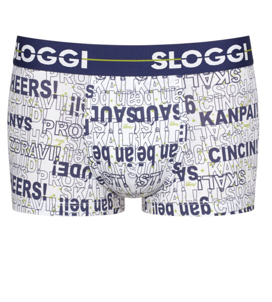 Boxerky Sloggi men Go Holiday Hipster C2P světlá kombinace modré (M007) 006