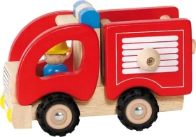 GOKI Drevené hasičské auto