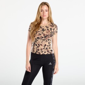 Tričko adidas Animal Print 3-Stripes Tee Multicolor/ Warm Sand S