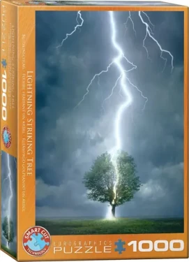 EUROGRAPHICS Puzzle Strom zasiahnutý bleskom