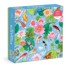 Galison Puzzle Rybníček s Koi kapry