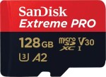 SanDisk Extreme PRO MicroSDXC 128 GB Class 10 UHS-I/U3 A2 V30 (SDSQXCD-128G-GN6MA)