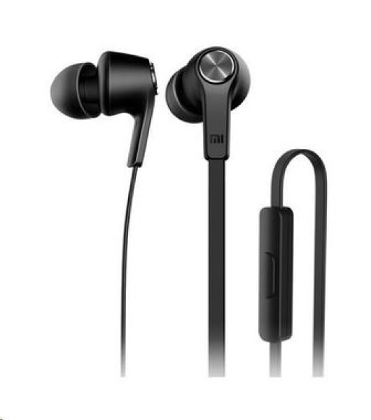 Xiaomi Mi In-Ear Basic (ZBW4354TY) čierna Slúchadlá mikrofónom ovládačom 3.5 mm Jack 1.25m