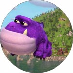 Jedlý papier Drakní záchranári Burple 19,5 cm - Pictu Hap - Pictu Hap
