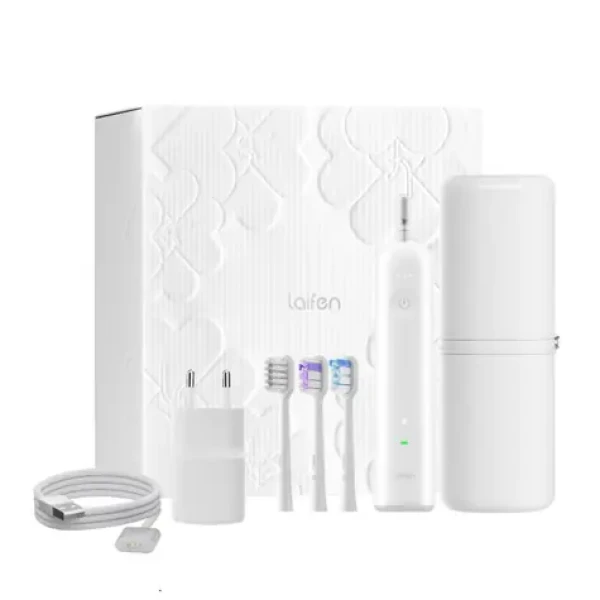 Laifen Wave LFTB01-P offline biela / Elektrická zubná kefka / oscilačná / 66.000 pulzov/min. / 2 režimy / 3 hlavice (6973833033146)