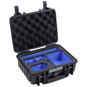 B & W International outdoor.cases Typ 1000 kufrík na kameru Vnútorný rozmer (Š x V x H)=250 x 95 x 175 mm vodotesné; 1000/B/Action3 - B&W DJI Action 3 Case 1000/B/Action3