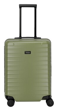 Malý škrupinový kufor Titan Overseas S23 Forest green