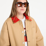 Bunda A.P.C. x Marc Jacobs UNISEX Lined Jacket W Contrast Collar Brown S