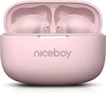 Niceboy Beans 5 PRE ružové / Bezdrôtové slúchadlá do uší / ANC / Bluetooth / IPX4 (100002204366)