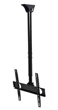 InLine stropný TV držiak čierna / Stropný TV držiak / teleskopický / 32-55" / VESA 400x400 / nosnosť 50 kg (23149A)